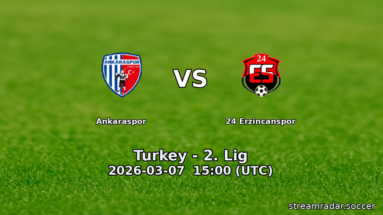 Ankaraspor vs 24 Erzincanspor
