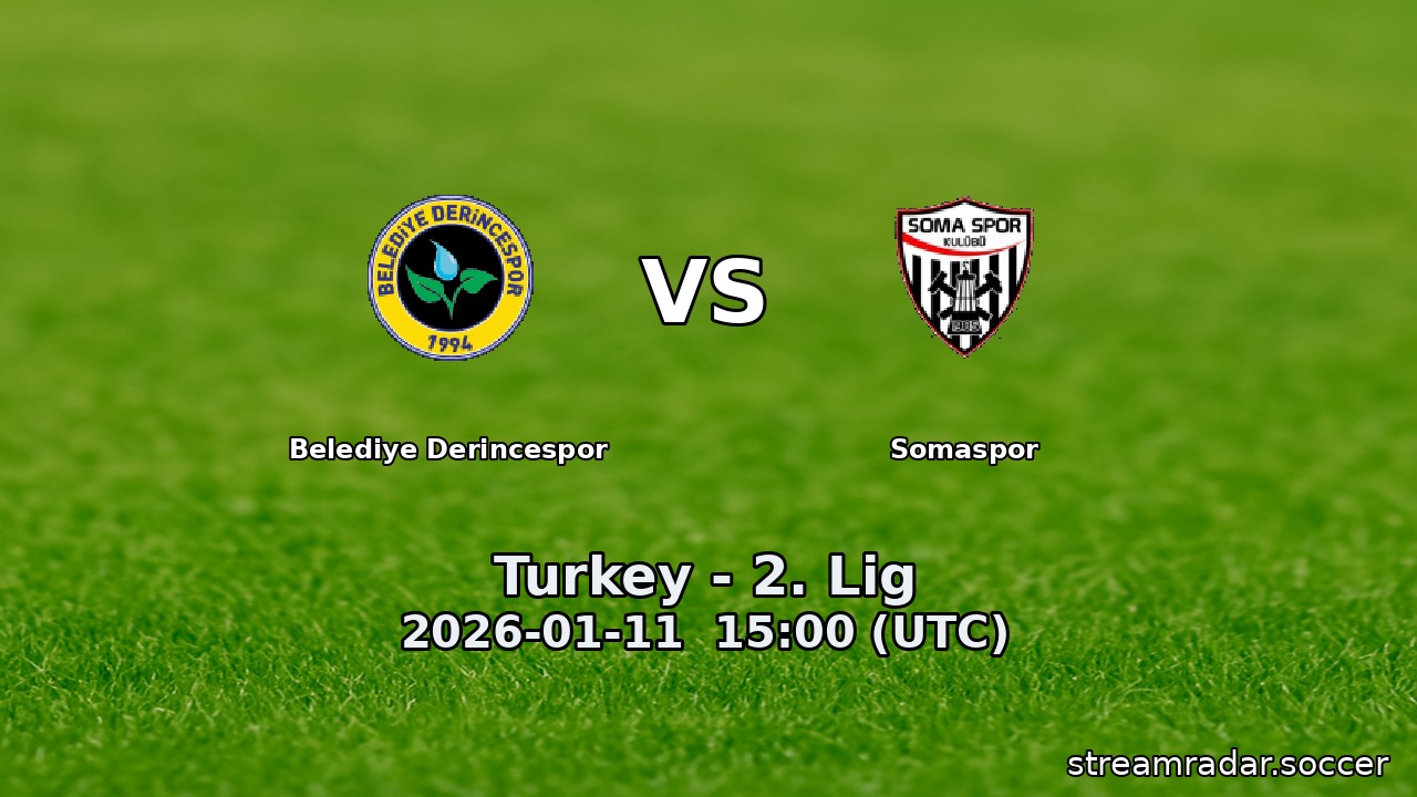 Belediye Derincespor vs Somaspor