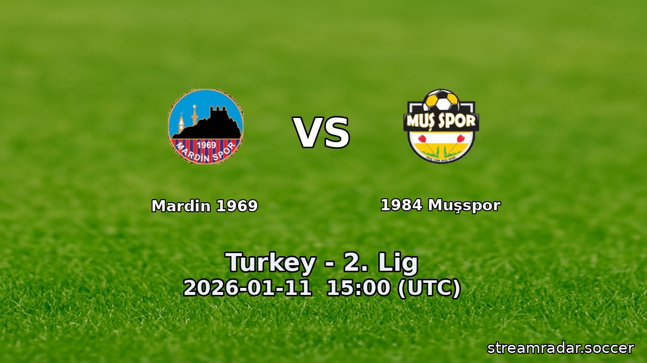 Mardin 1969 vs 1984 Muşspor