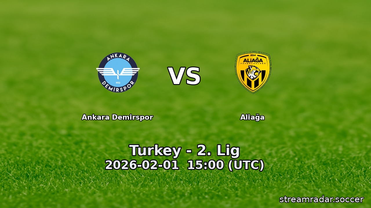Ankara Demirspor vs Aliağa