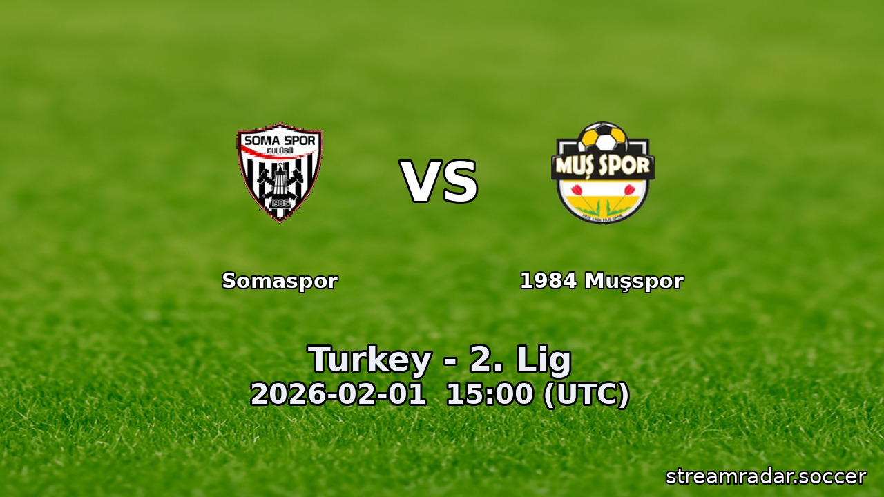 Somaspor vs 1984 Muşspor