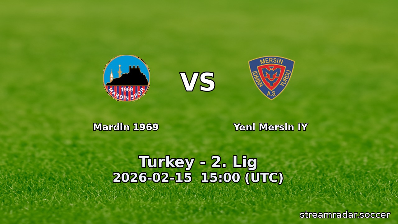 Mardin 1969 vs Yeni Mersin IY