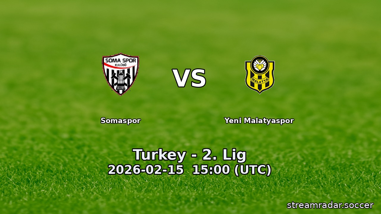 Somaspor vs Yeni Malatyaspor