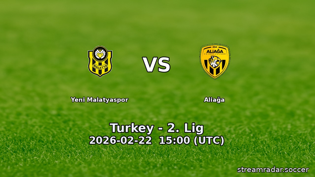 Yeni Malatyaspor vs Aliağa