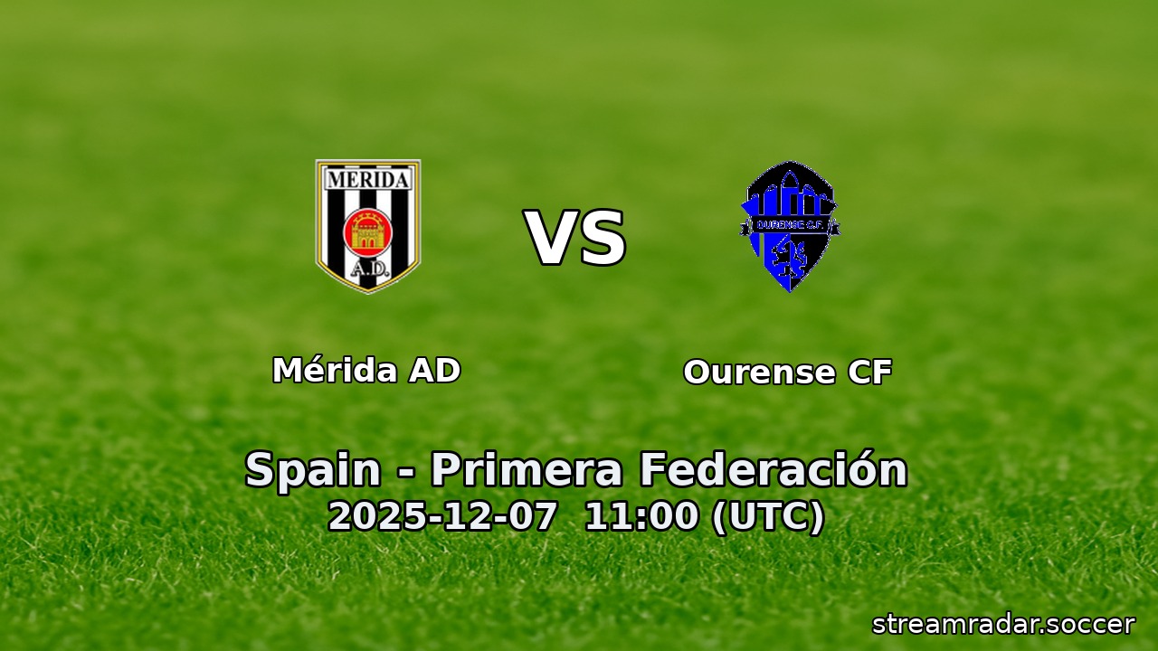 Mérida AD vs Ourense CF