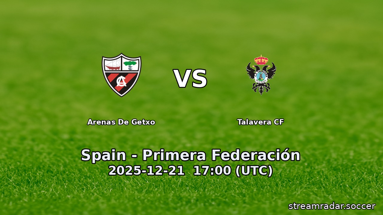 Arenas De Getxo vs Talavera CF