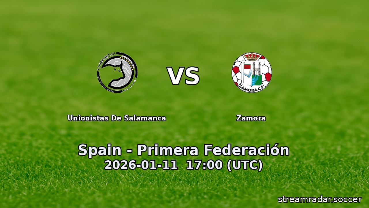 Unionistas De Salamanca vs Zamora