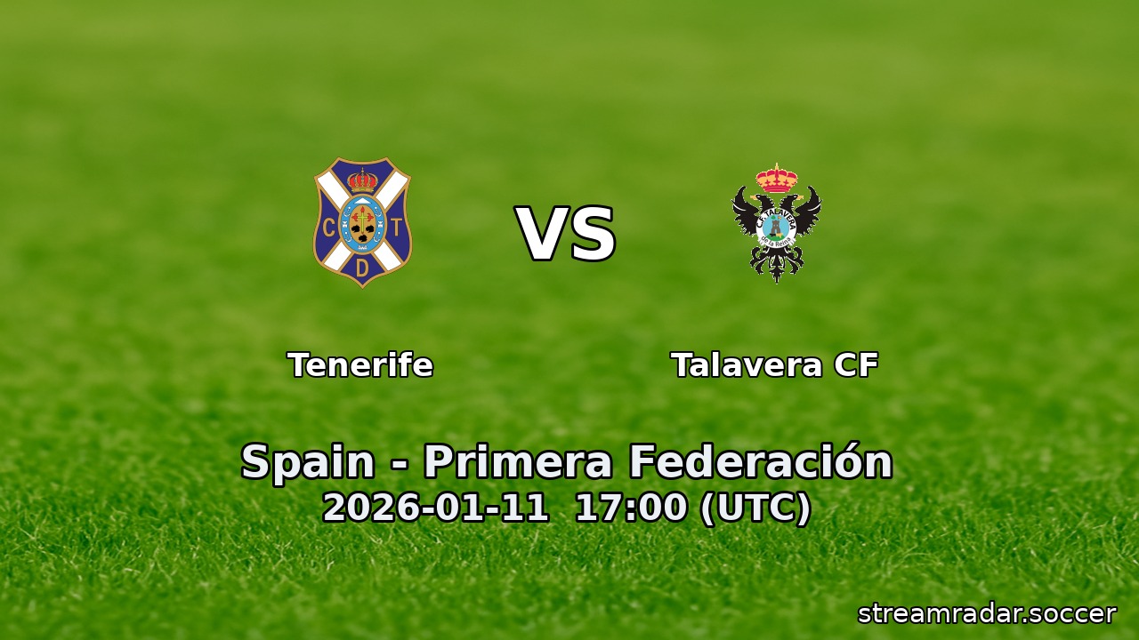 Tenerife vs Talavera CF