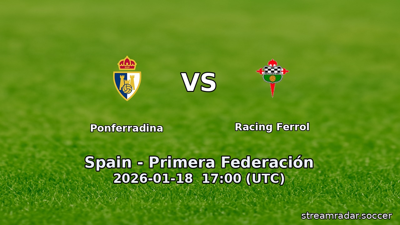 Ponferradina vs Racing Ferrol