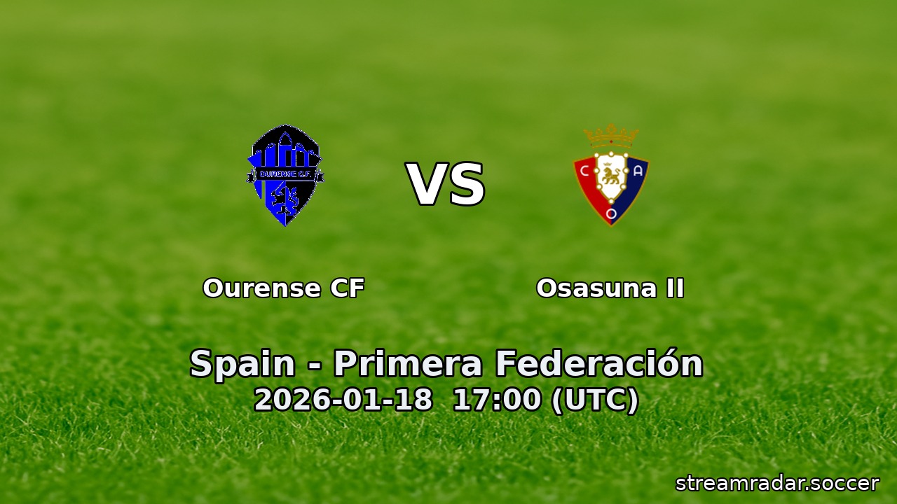 Ourense CF vs Osasuna II