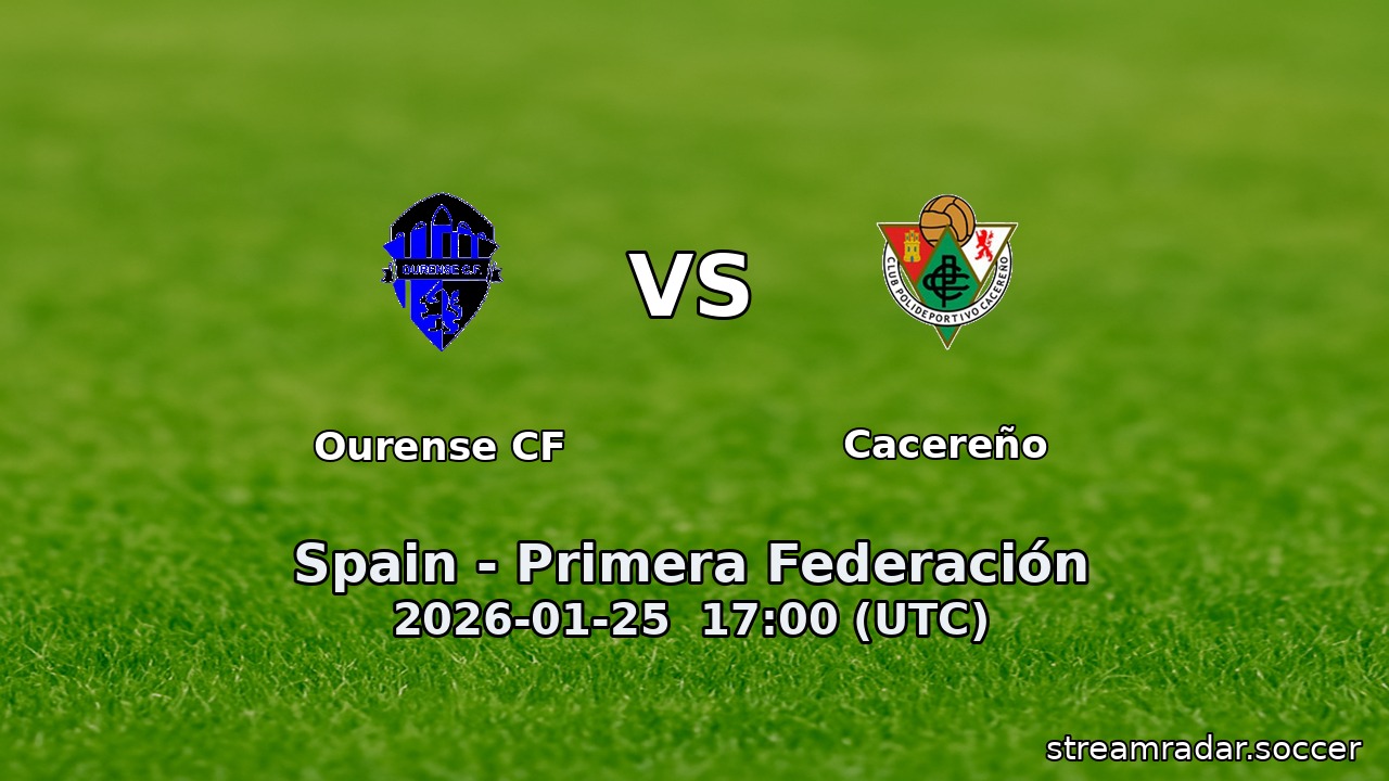 Ourense CF vs Cacereño