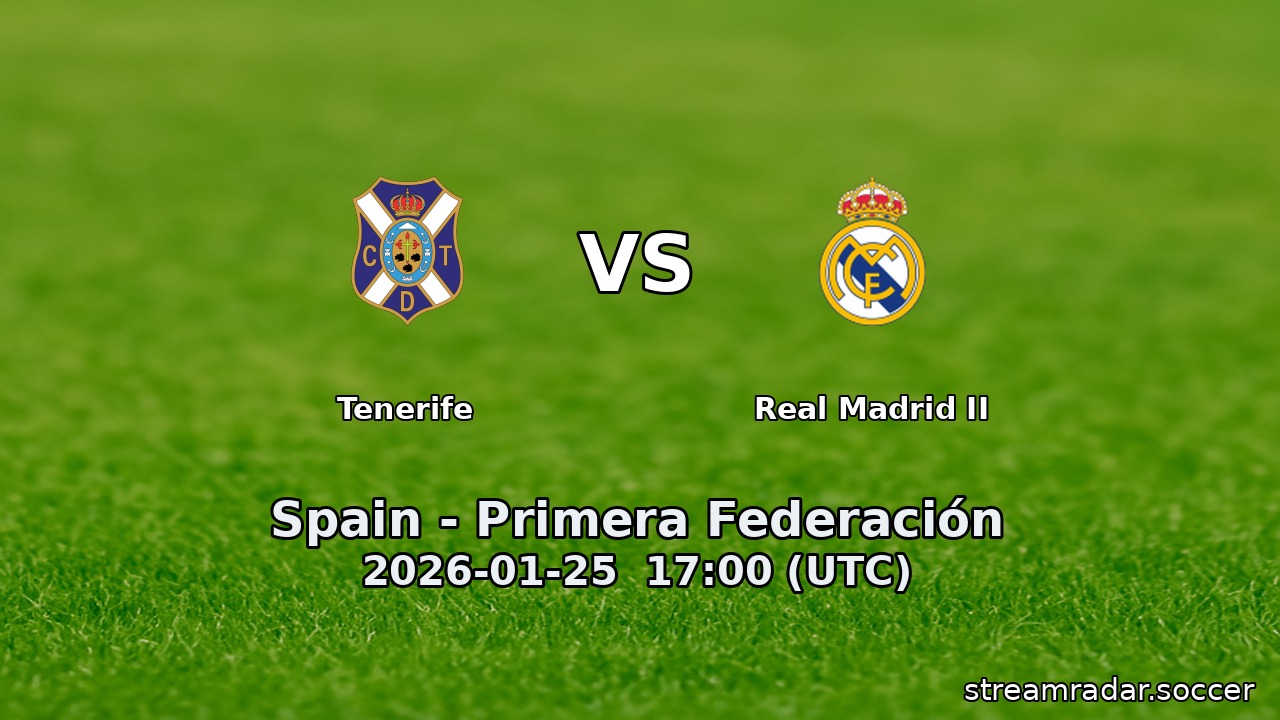 Tenerife vs Real Madrid II