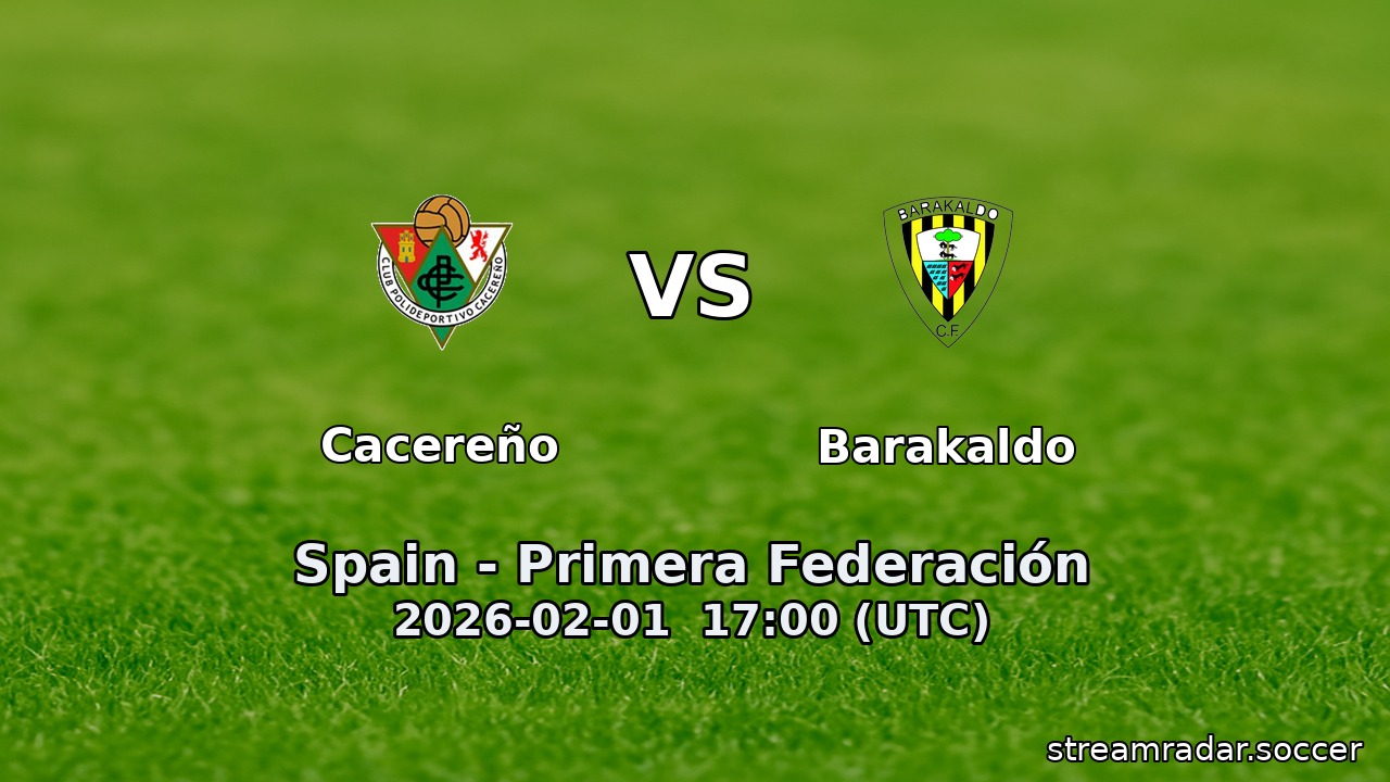 Cacereño vs Barakaldo