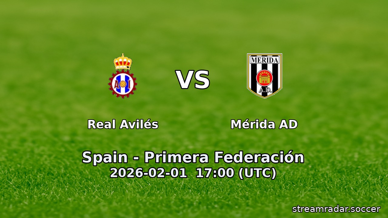 Real Avilés vs Mérida AD