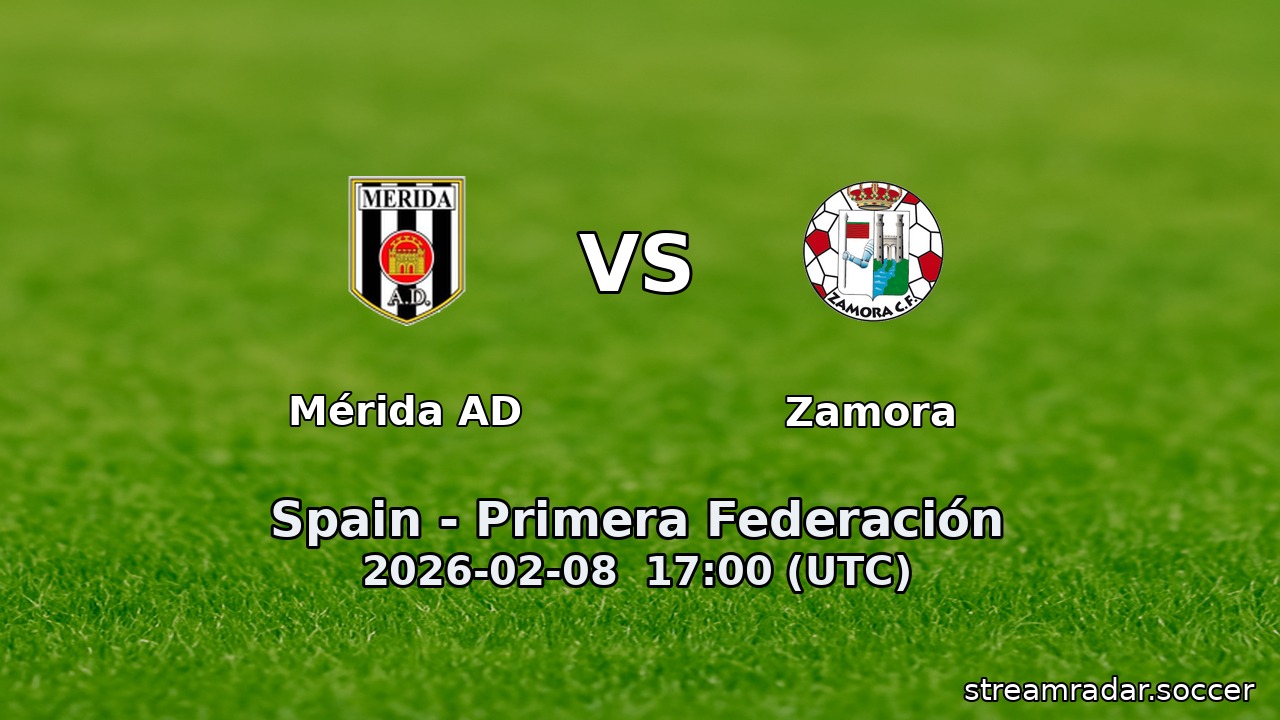 Mérida AD vs Zamora