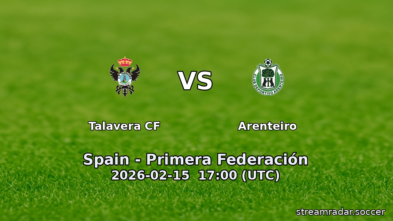 Talavera CF vs Arenteiro