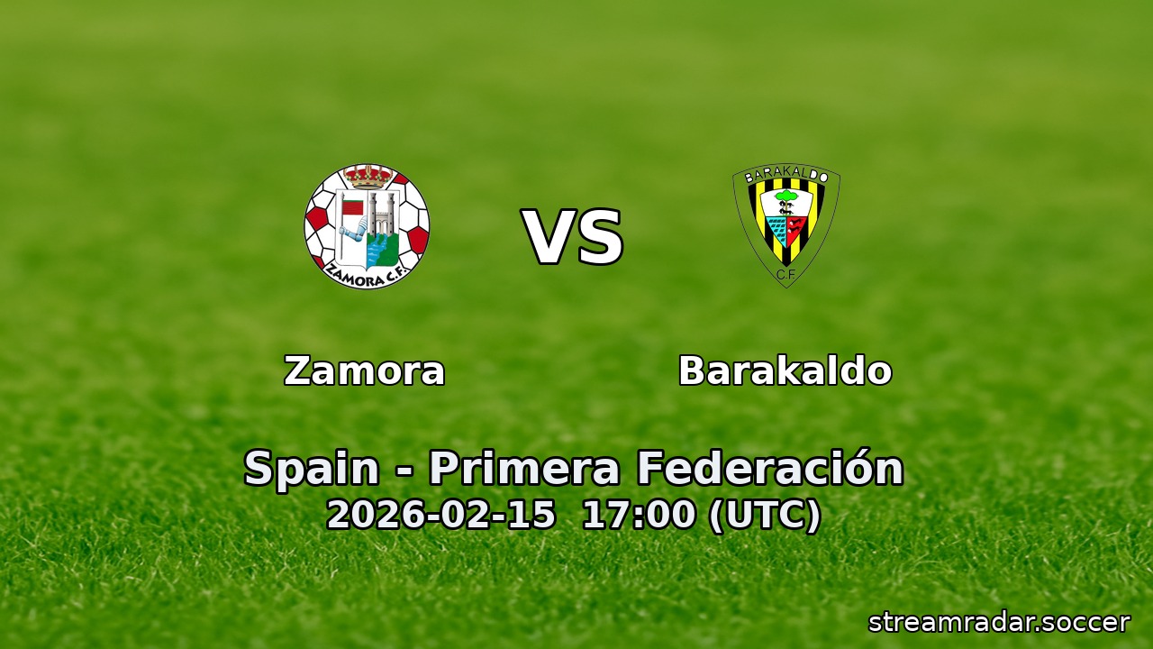 Zamora vs Barakaldo