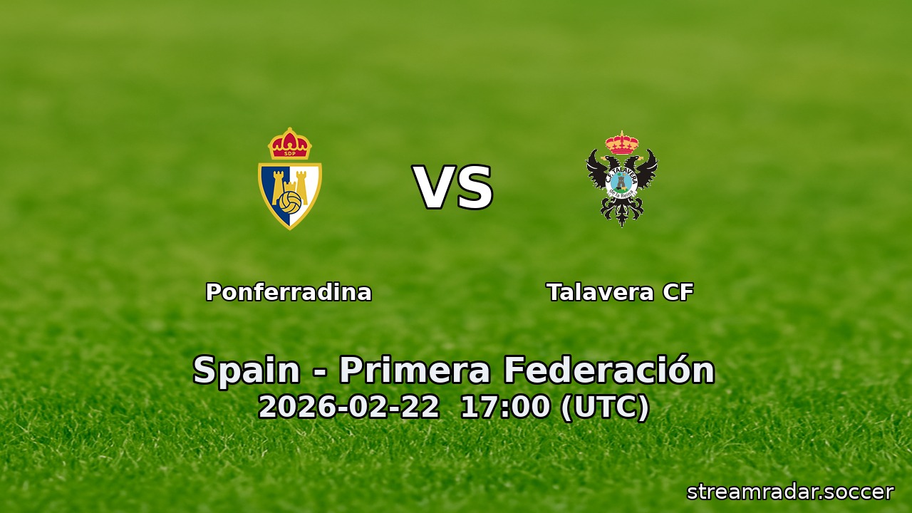 Ponferradina vs Talavera CF