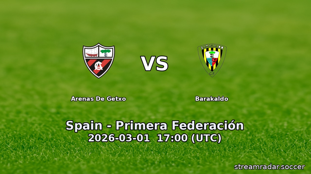 Arenas De Getxo vs Barakaldo