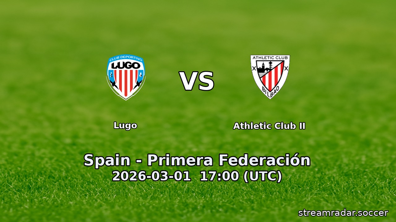 Lugo vs Athletic Club II
