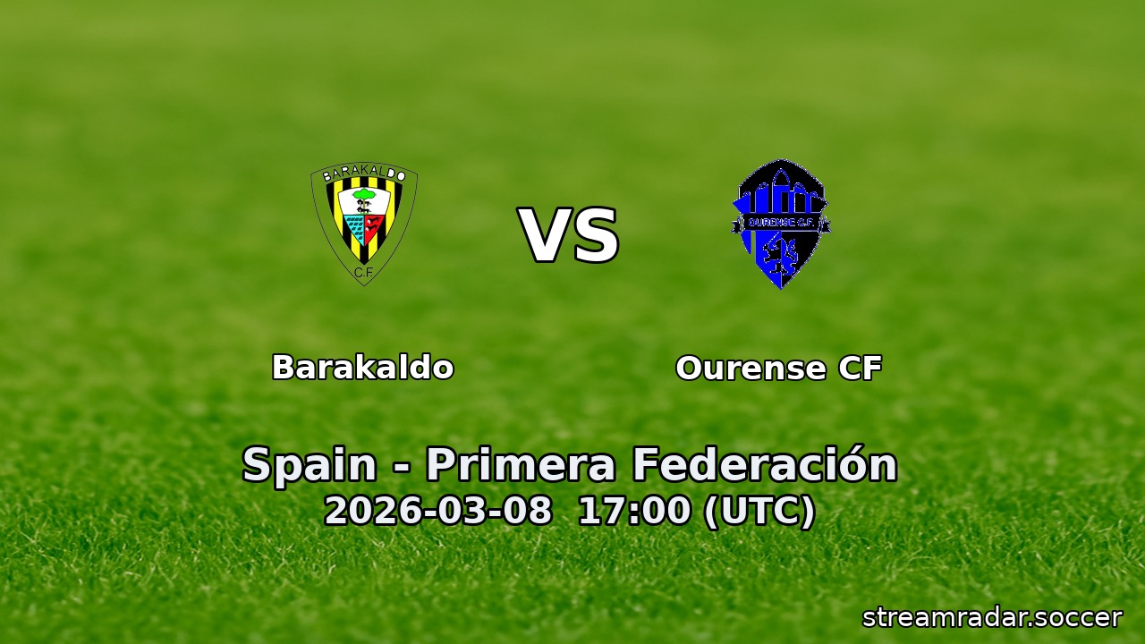 Barakaldo vs Ourense CF