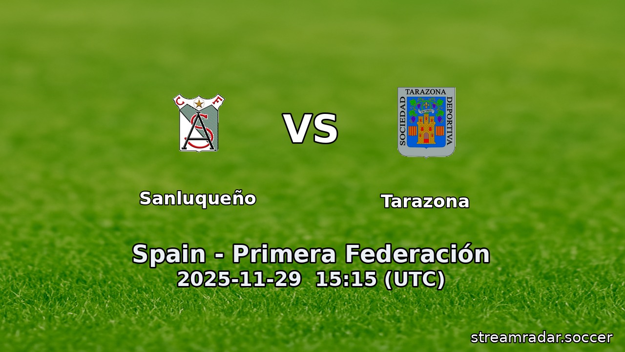 Sanluqueño vs Tarazona