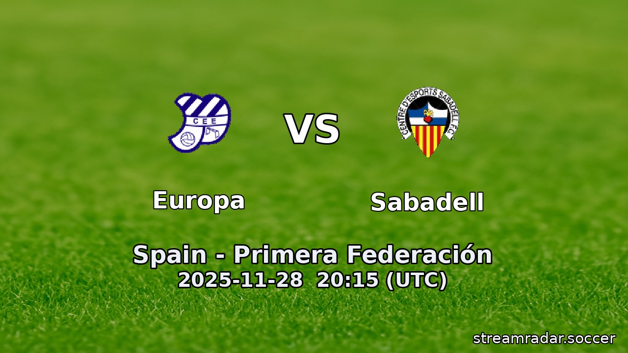 Europa vs Sabadell