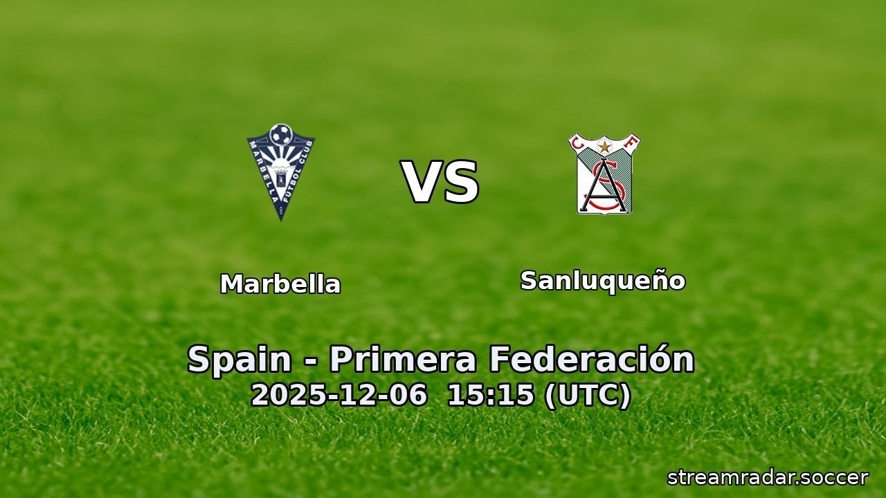 Marbella vs Sanluqueño