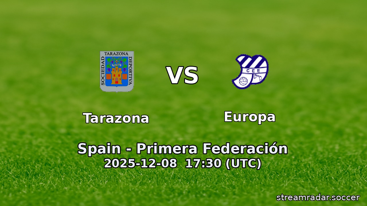 Tarazona vs Europa