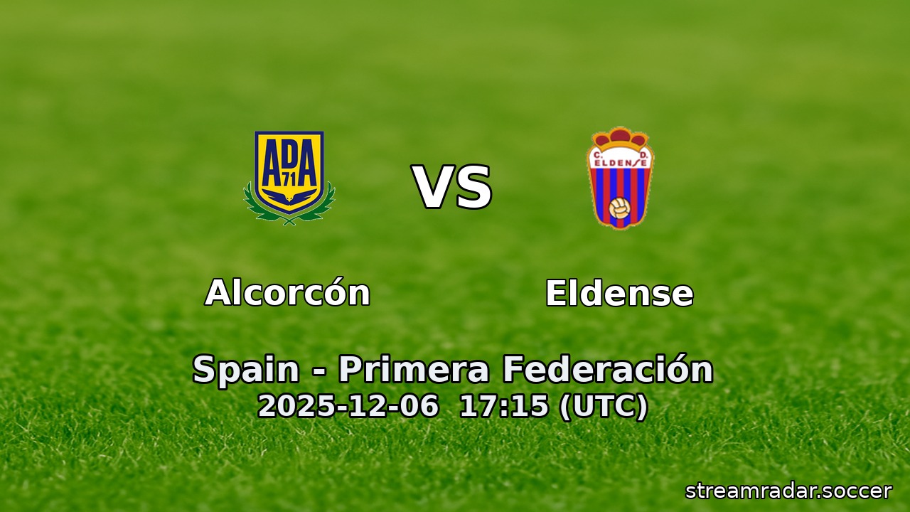 Alcorcón vs Eldense