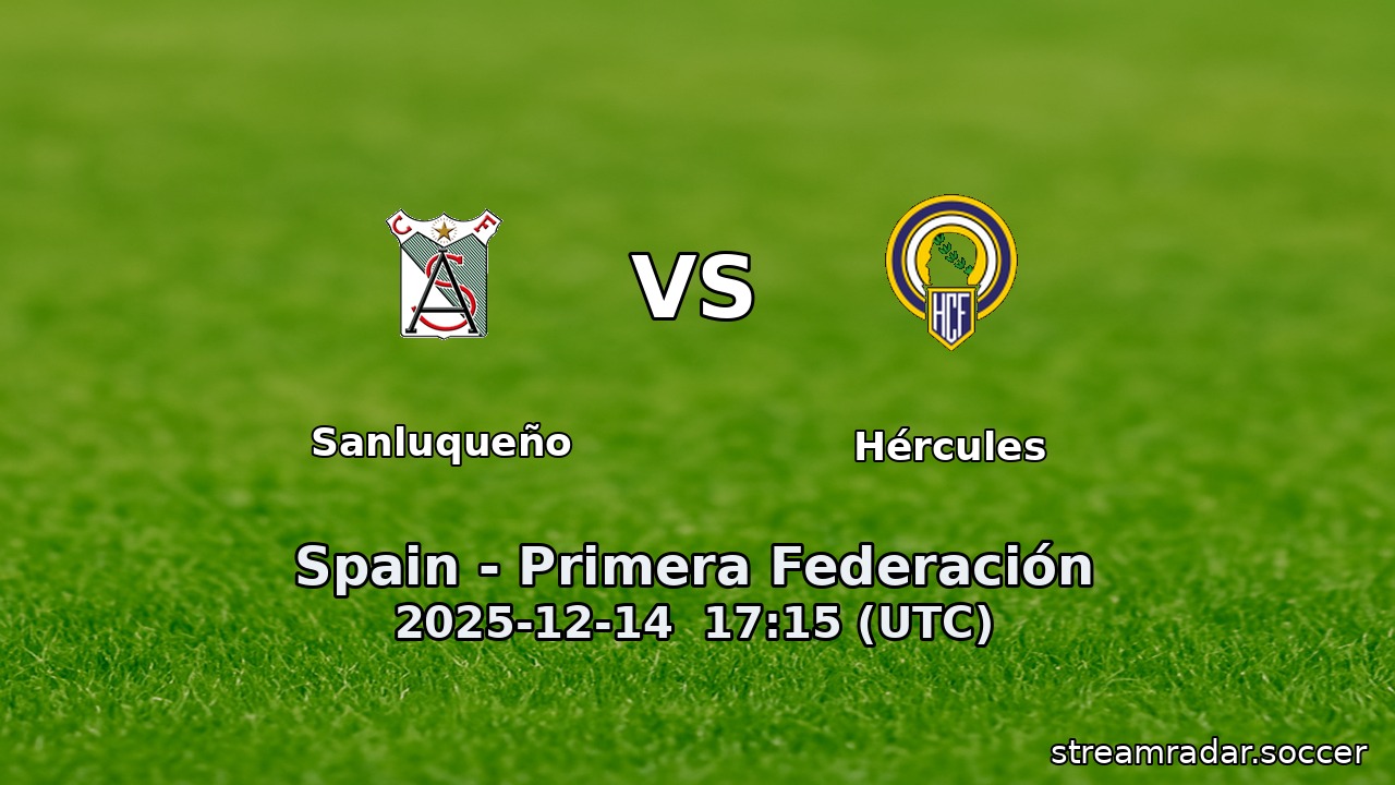 Sanluqueño vs Hércules