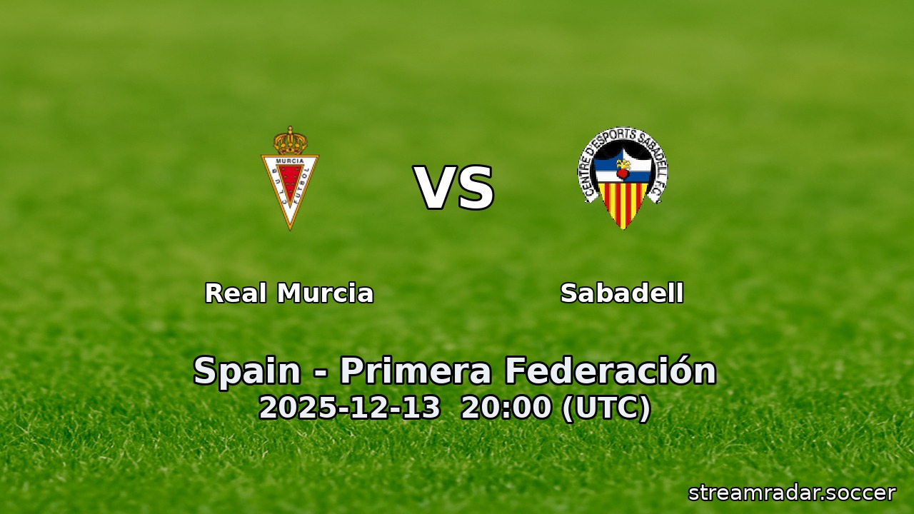 Real Murcia vs Sabadell