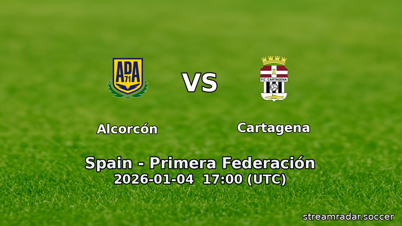 Alcorcón vs Cartagena