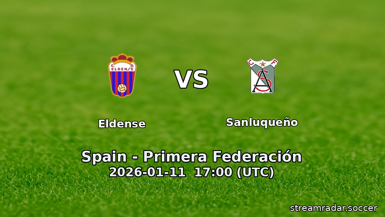 Eldense vs Sanluqueño