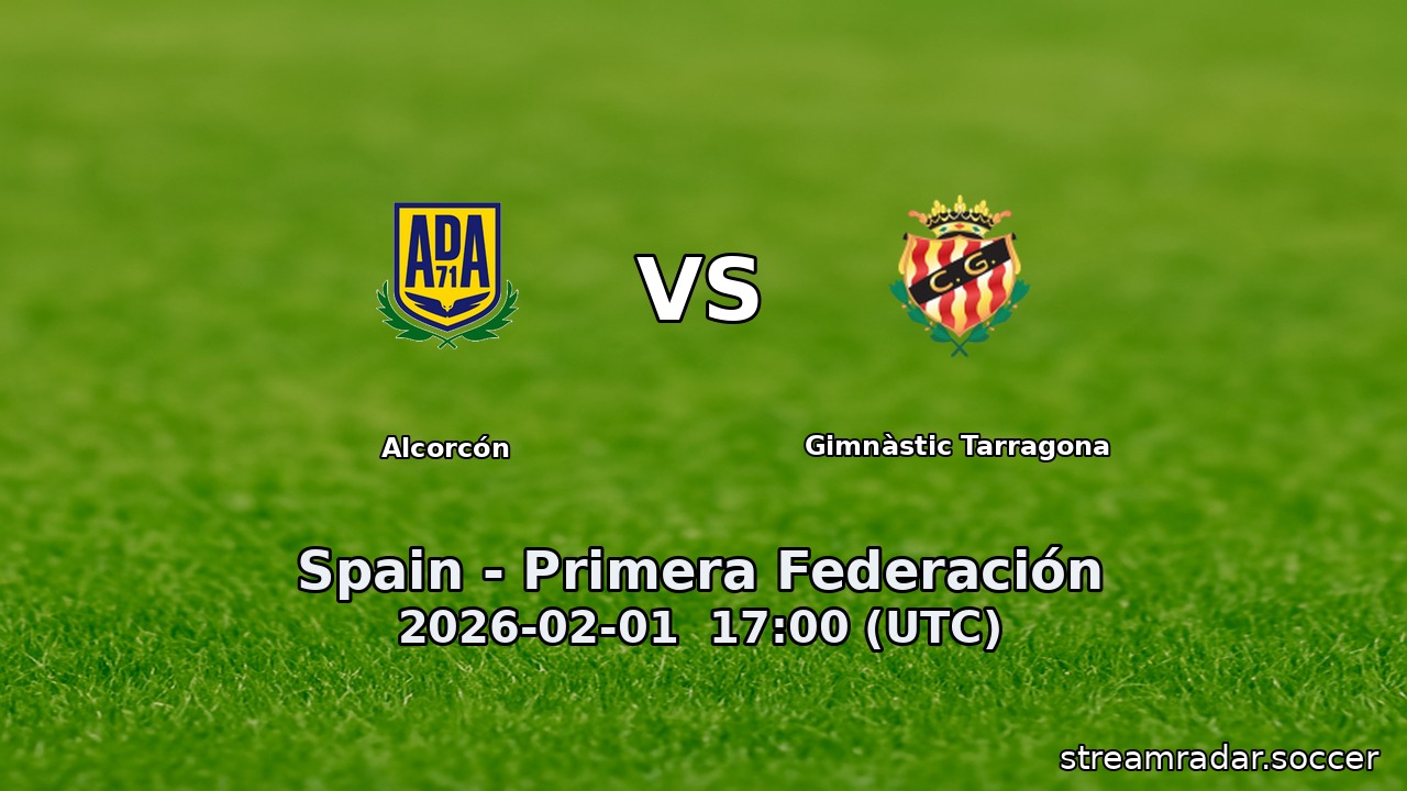 Alcorcón vs Gimnàstic Tarragona