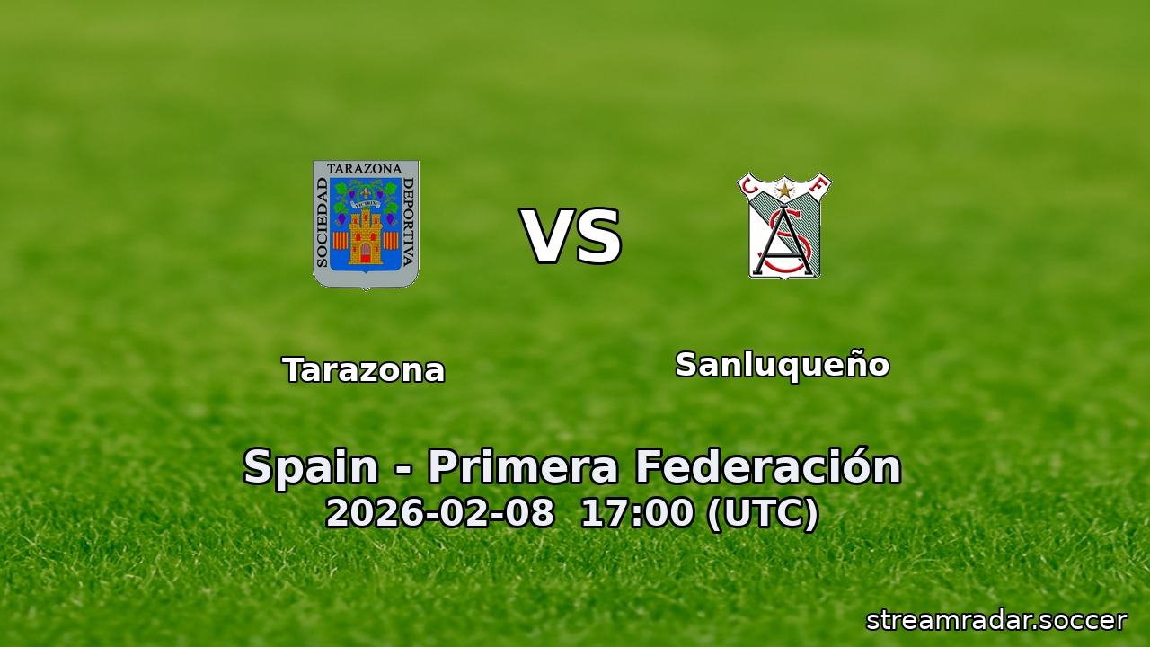 Tarazona vs Sanluqueño