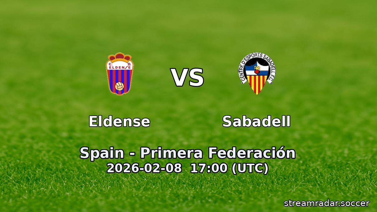 Eldense vs Sabadell