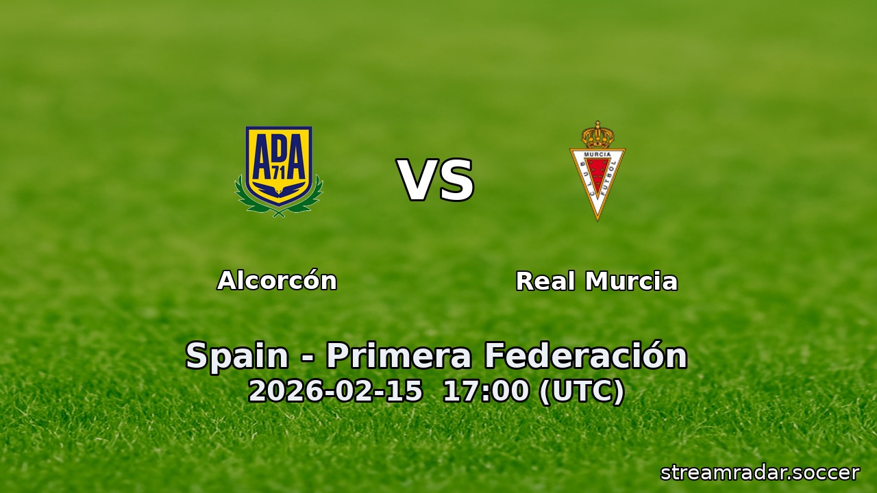 Alcorcón vs Real Murcia