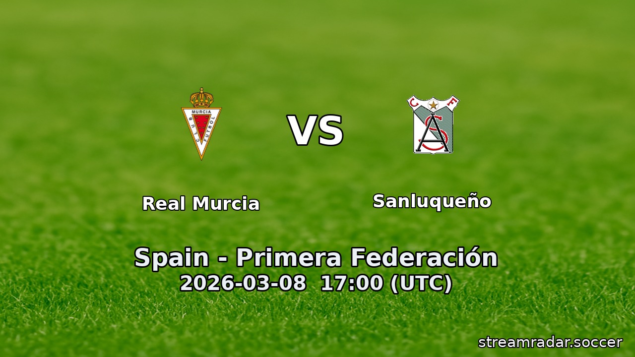 Real Murcia vs Sanluqueño