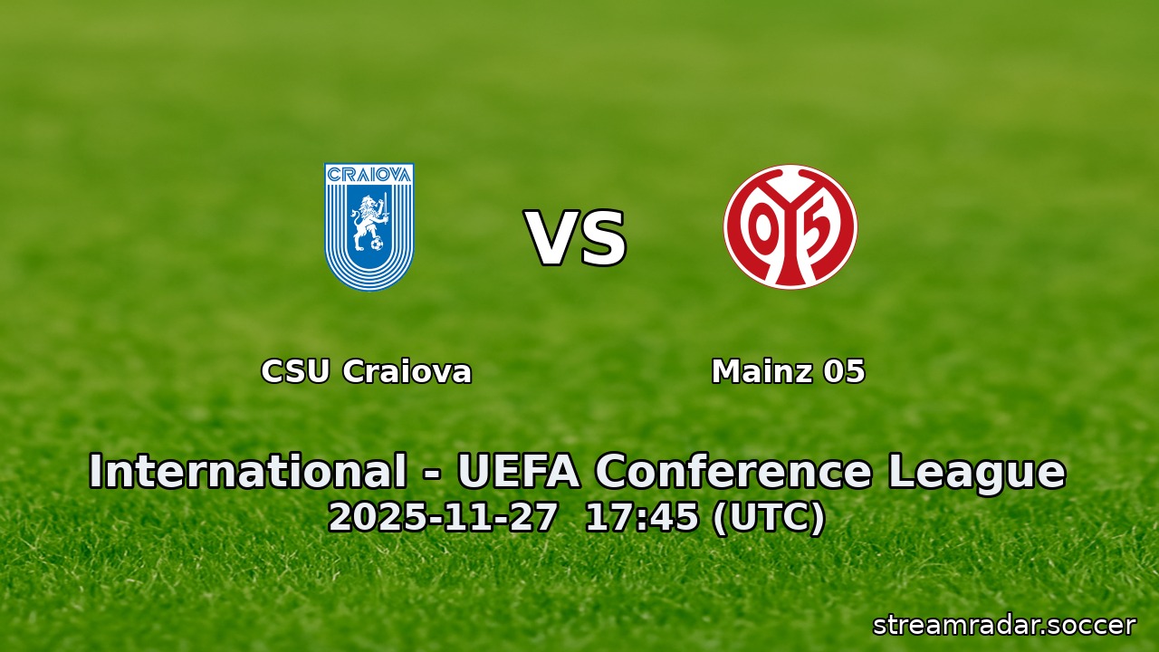 CSU Craiova vs Mainz 05