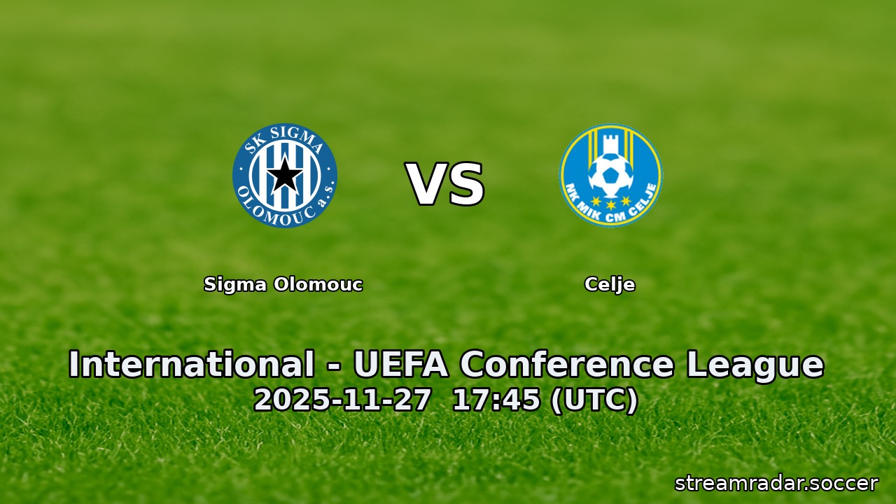 Sigma Olomouc vs Celje