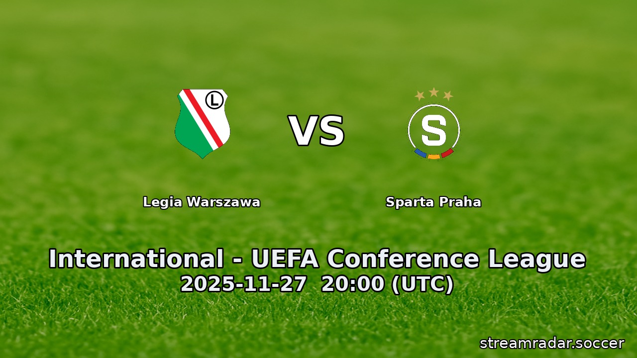 Legia Warszawa vs Sparta Praha