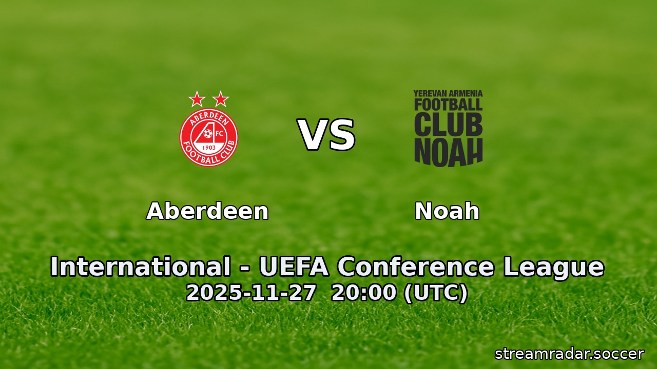 Aberdeen vs Noah