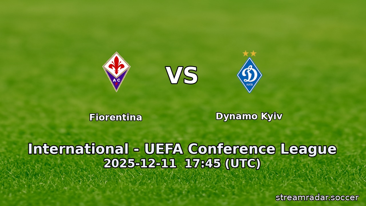 Fiorentina vs Dynamo Kyiv