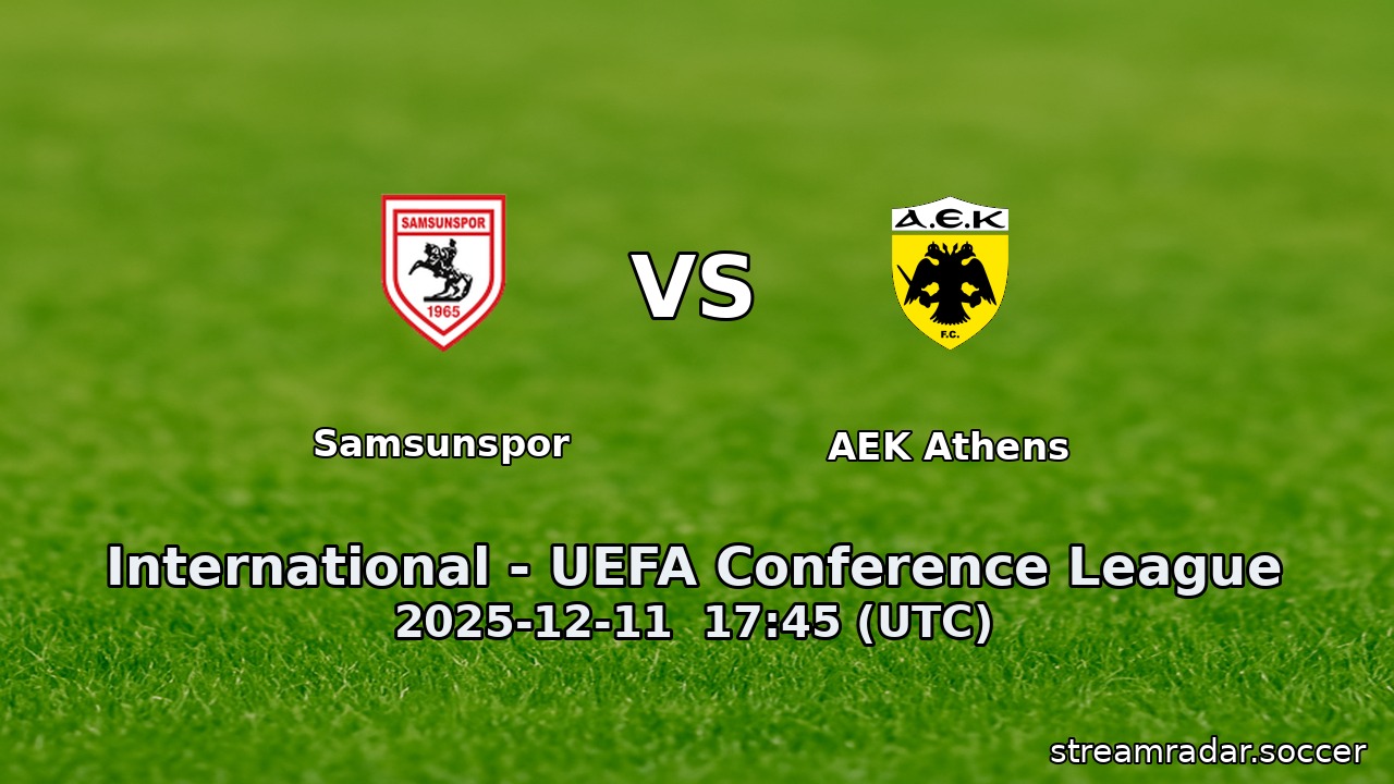 Samsunspor vs AEK Athens
