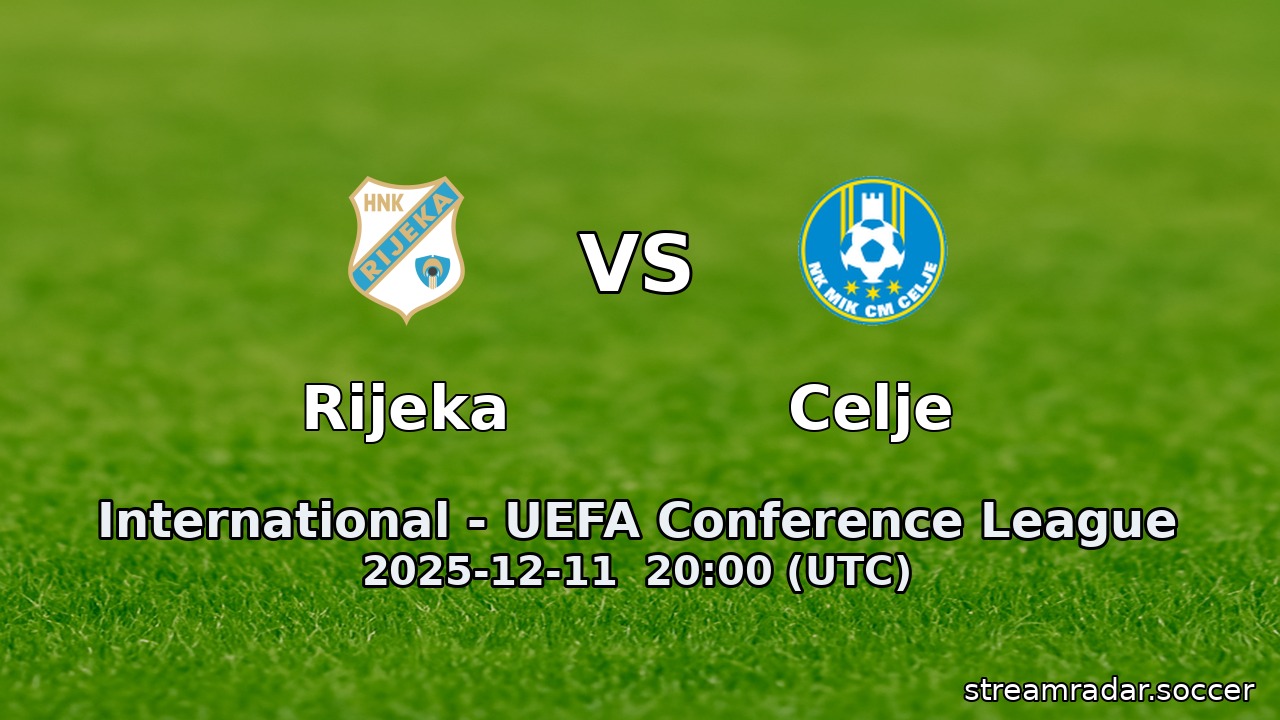 Rijeka vs Celje