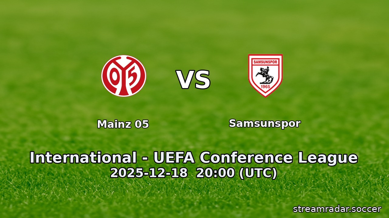 Mainz 05 vs Samsunspor