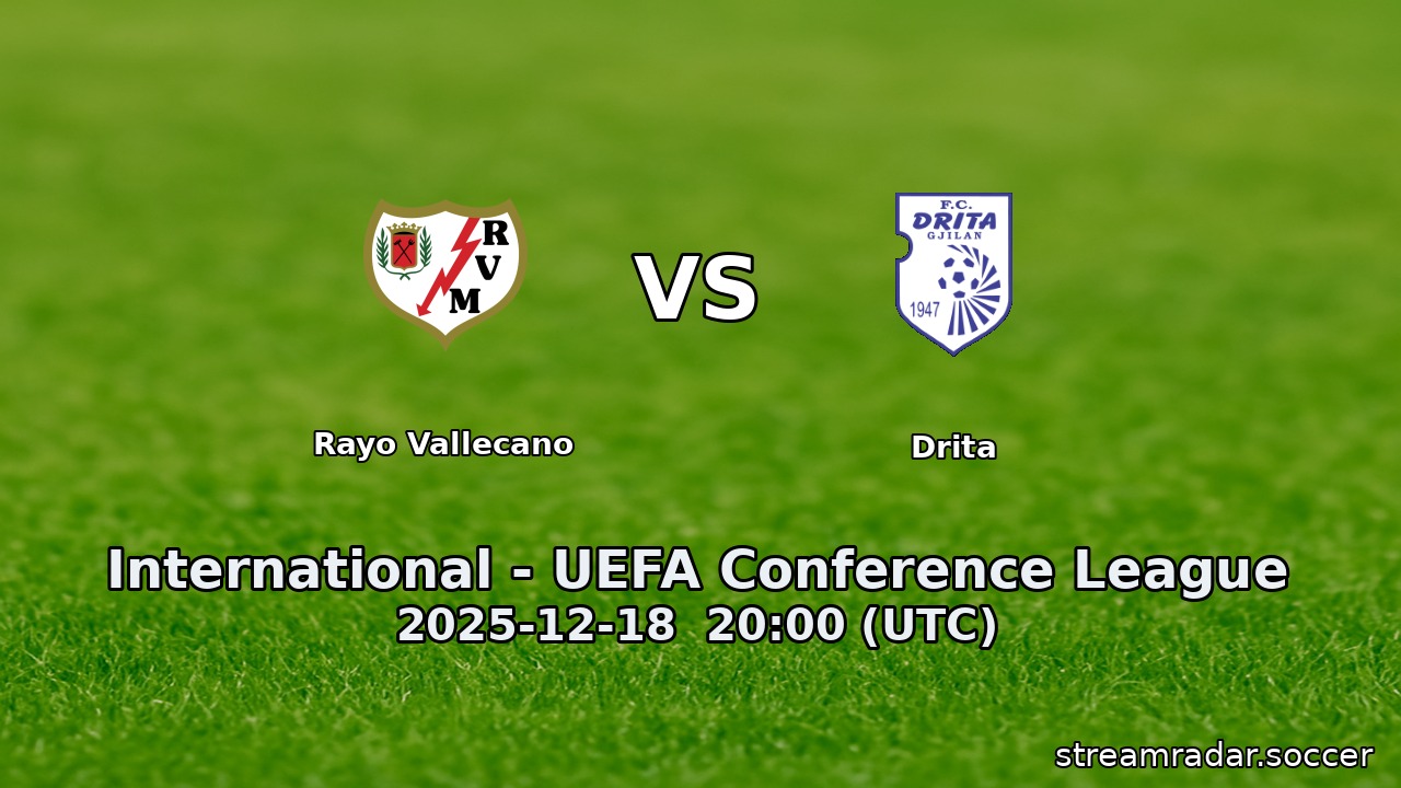 Rayo Vallecano vs Drita