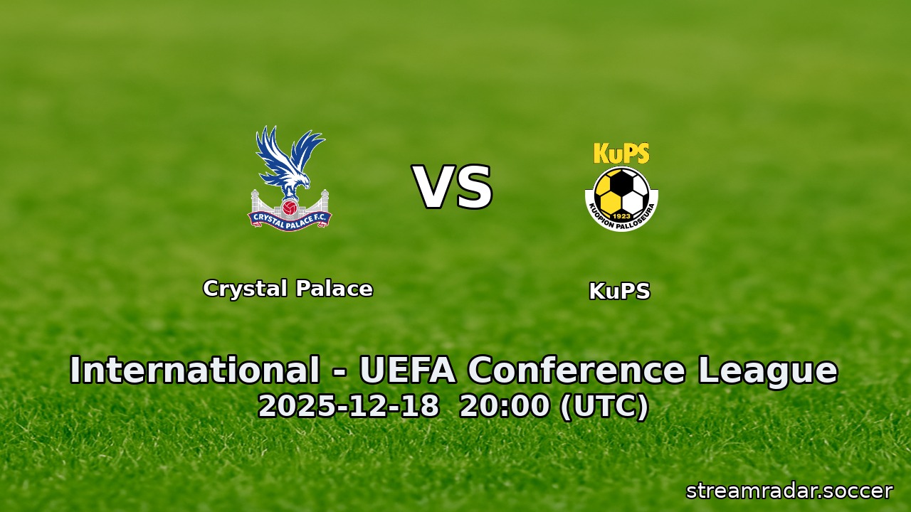Crystal Palace vs KuPS