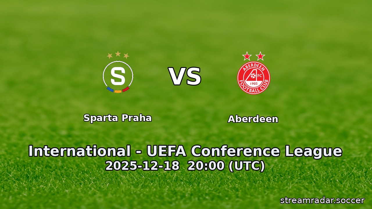 Sparta Praha vs Aberdeen